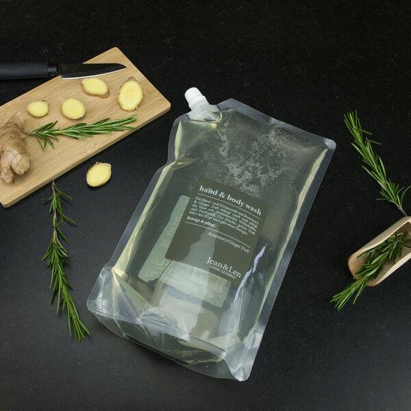 Produktbild Jean & Len Rosemary und Ginger (Flüssigseife, Handseife Nachfüllpackung, 1500 ml)