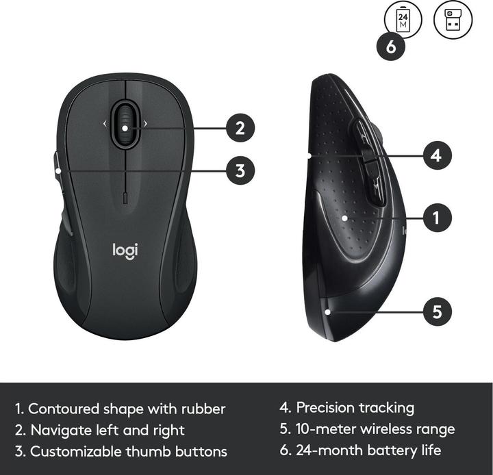 Actual product image Logitech MK545 Advanced (CH, Wireless)