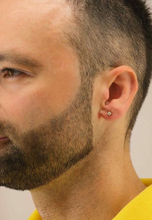 Image du produit Muau Boucles d'oreilles monture 4 poignées (Or jaune 750/18K)