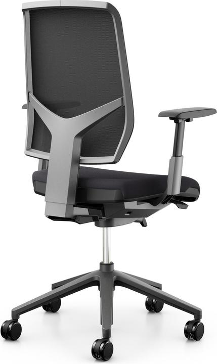 Image du produit Giroflex Bürostuhl 68 mit Netzrücken und Armlehnen, Charcoal