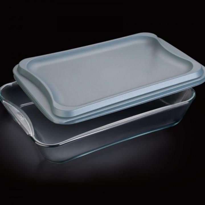 Immagine prodotto Casseruola quadrata con coperchio esclusivo in vetro e plastica