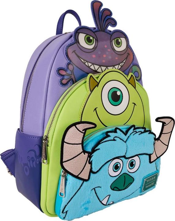 Image du produit Loungefly Disney Pixar Monsters INC Mike Sully and Randall backpack 31cm