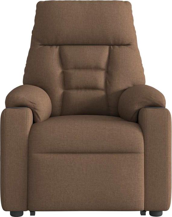 Immagine prodotto VidaXL Poltrona massaggiante con ausilio stand-up in tessuto marrone