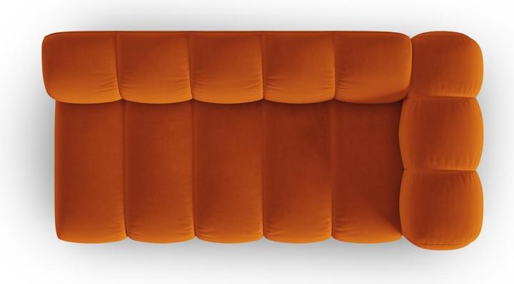 Actual product image Micadoni Velvet Right Modular Sofa, "Lupine", 3 Seats, 175x95x70Made in Europe (2 person sofa, 3-seater, 4-seater)