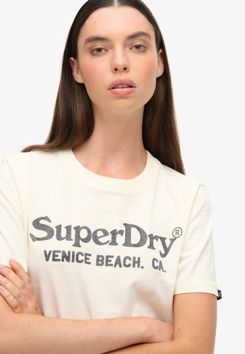 Actual product image Superdry Metallic Venue Relaxed T-Shirt (12)