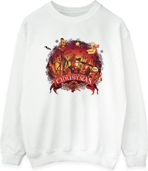 Disney The Nightmare Before Christmas Scary Christmas Sweatshirt (5XL)