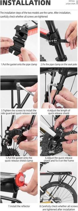 Produktbild Rockbros 33210004001 bicycle rack with shelf - black