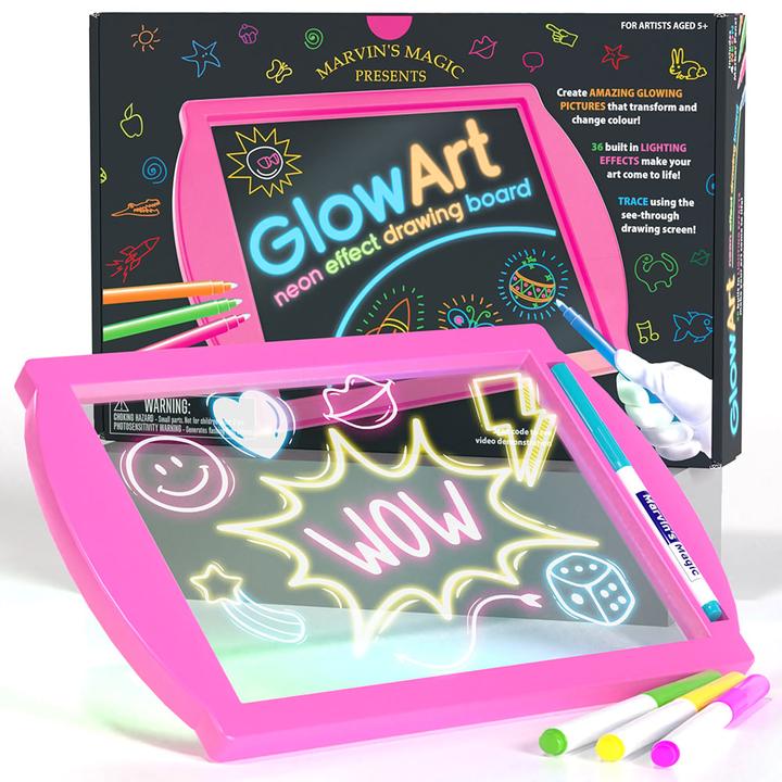Marvin's Magic Marvins Magic - Glow Art - Pink - (MMG009P)