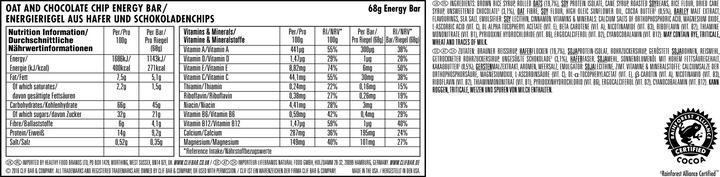 Produktbild Clif Bar Energy Riegel (Schokolade, 12 Stk., 816 g)