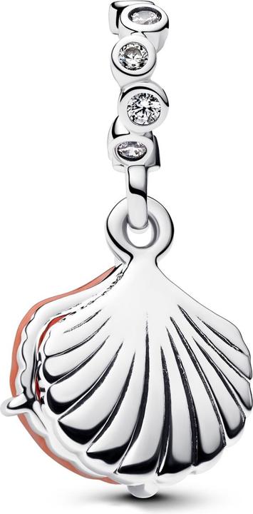 Immagine prodotto Pandora Ciondolo pendente doppio conchiglia color corallo (Argento 925)
