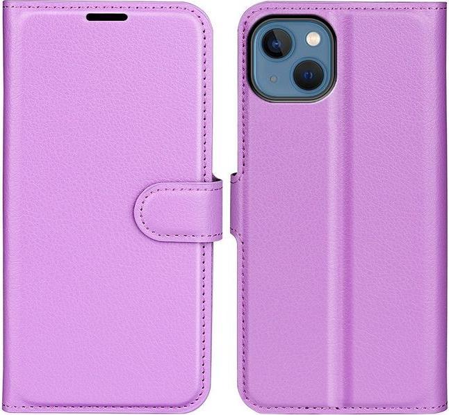 Actual product image MU Classic Litchi Leather Bookcover Series (Apple iPhone 14)