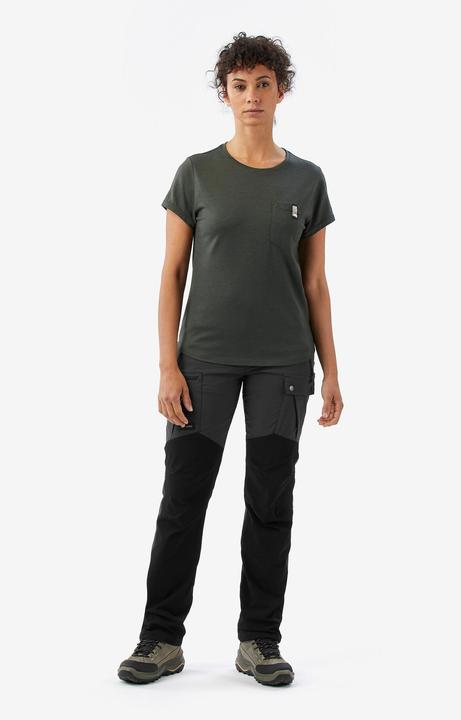 Actual product image Forclaz Merino T-Shirt Damen 100 % Merinowolle grün (M)