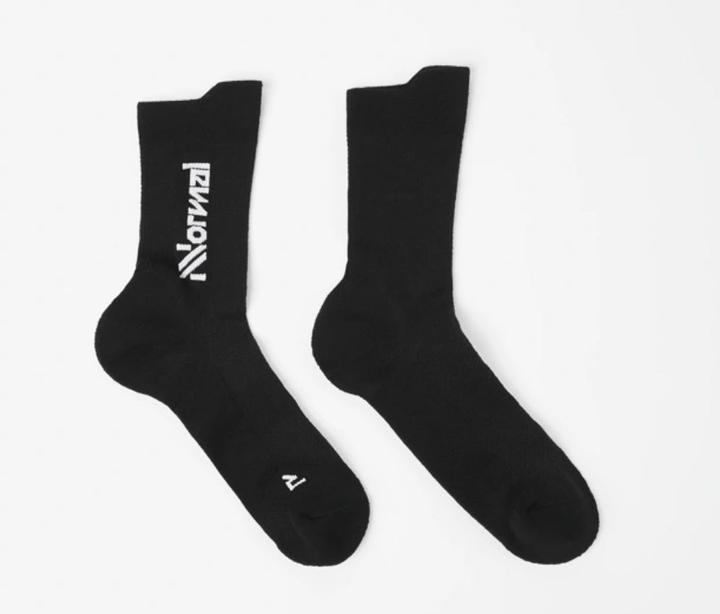 Actual product image Nnormal Merino Socks Black (39 - 42)