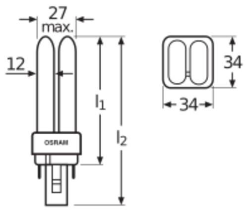 Produktbild Osram Energiesparlampe (G24d-3, 26 W, 1800 lm, 1 x, G)