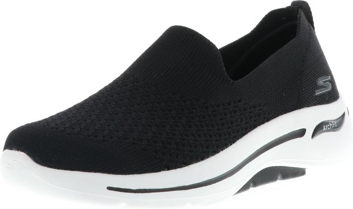 Produktbild Skechers 124418/BKW Go Walk Arch Fit-Delora Damen Sneaker Slipper Turnschuhe Low-Cut schwarz/weiss (39)