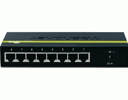 Actual product image Trendnet 8port Gigabit GREENNET Switch (8 Ports)