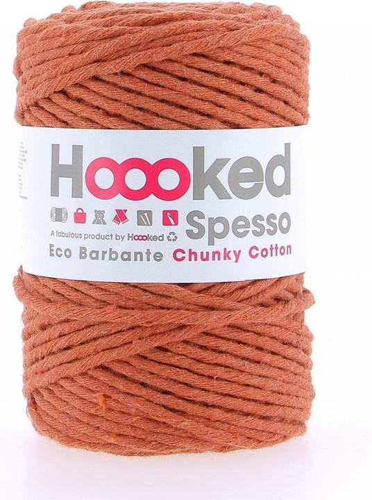 Hoooked Laine Spesso Chunky Macramé Rope 500 g Dark Orange (127 m)