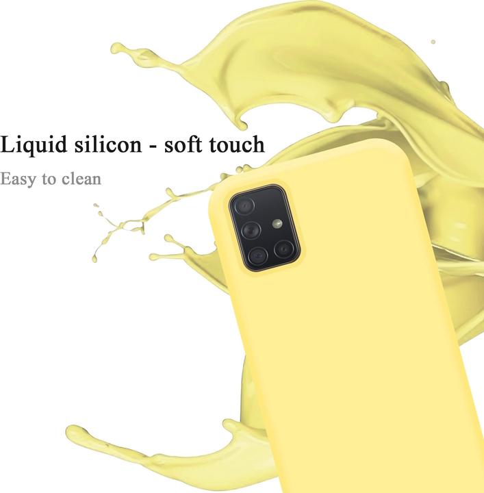 Productafbeelding Cadorabo TPU Liquid Silicone Case Cover (Samsung Galaxy A71)