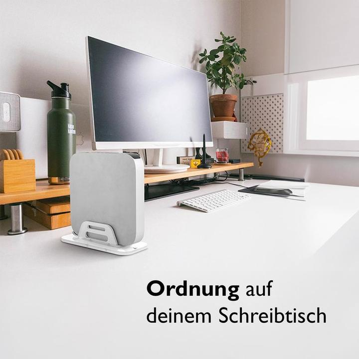 Produktbild Hermex Mac Mini Halterung Halter Ständer Aufhänger Mount Befestigung