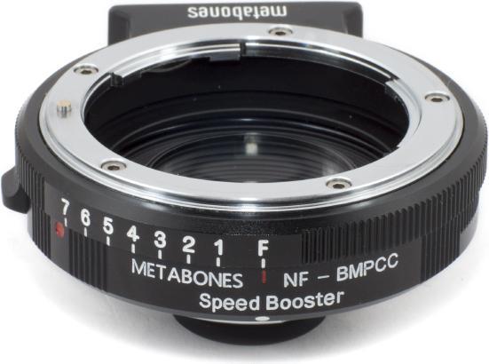 Immagine prodotto Metabones Speed Booster da Nikon G a Blackmagic BMPCC MFT