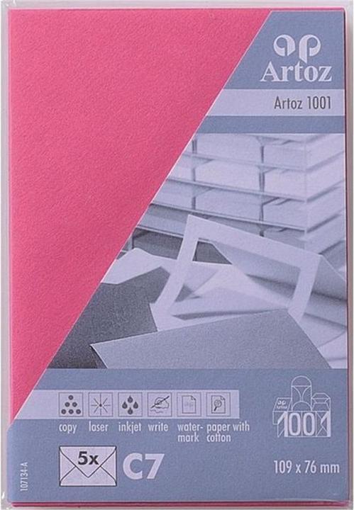 Immagine prodotto Artoz 1001 buste fucsia (C7, 5 x)