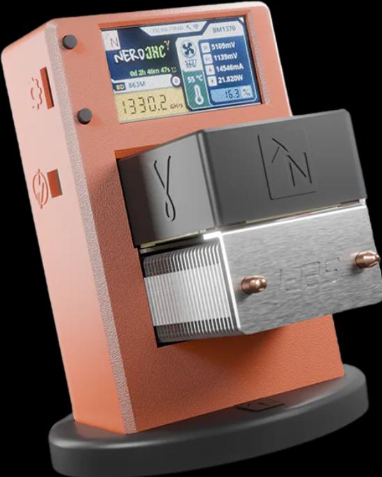Produktbild Nerdminer NerdAxe Gamma - Orange