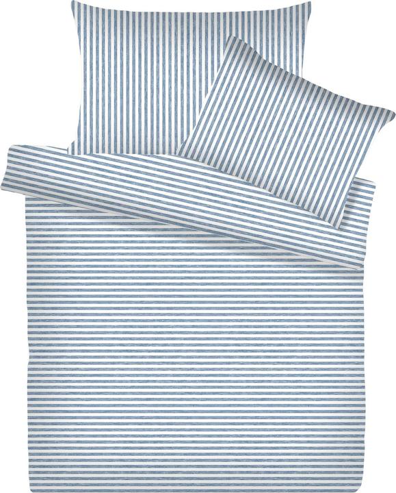 Produktbild Living Home Melange Jersey Streifen (Bettwäsche Set, 140 x 200 cm, 70 x 90 cm)