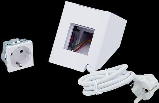 Image du produit Shelly Socket for Wall Display Stand White