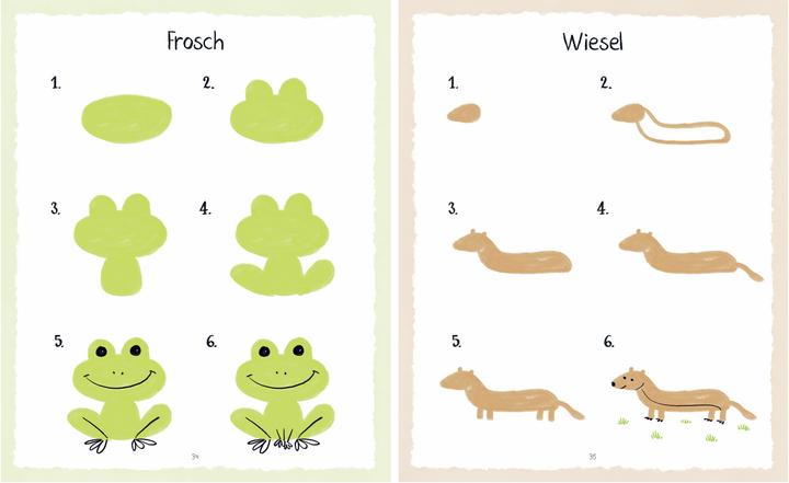 Actual product image My first painting and drawing school - Animals
