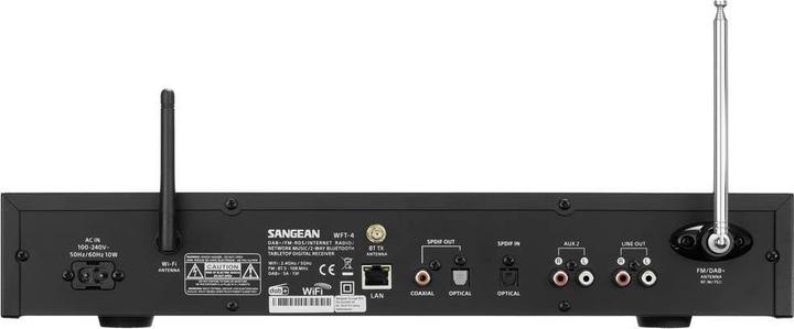 Actual product image Sangean WFT-4 (DAB+, VHF, FM, Bluetooth, Wi-Fi)