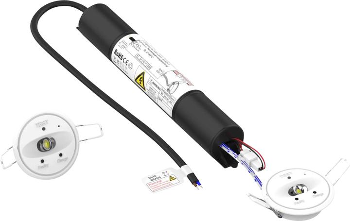 Produktbild Enova ELED 200106 - LED-Notstrom Downlight Einbau TEST-Fkt. (150 lm)