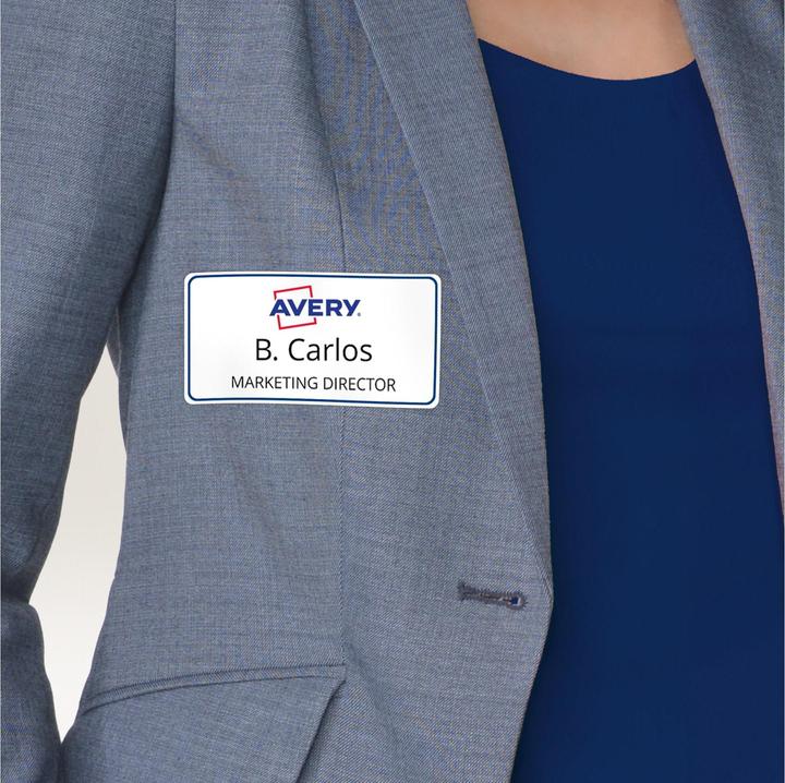 Actual product image Avery Name labels 80 x 50 mm, 20 Blatt