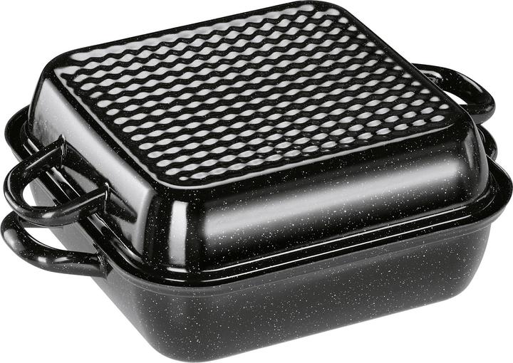 Produktbild Riess Bratpfanne mit Deckel (Bräter + Schmortopf, Emaille)