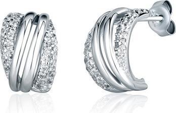 JVD Fashion silver earrings with zircons SVLE2133XH2BI00