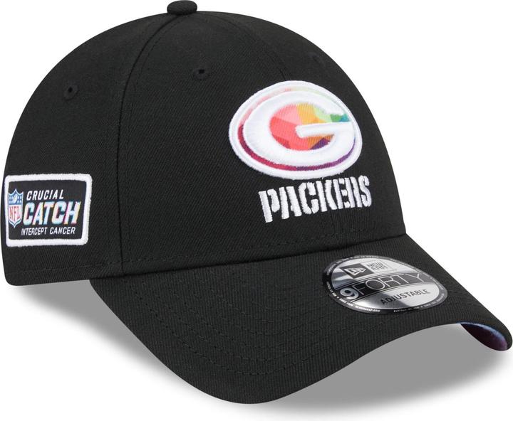 Actual product image New Era Green Bay Packers CRUCIAL CATCH 9FORTY Snapback Cap (One size)