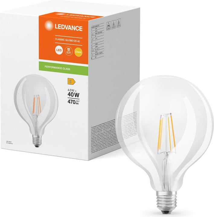 Actual product image Ledvance LED glass lamp (E27, 4 W, 470 lm, 1 x, E)
