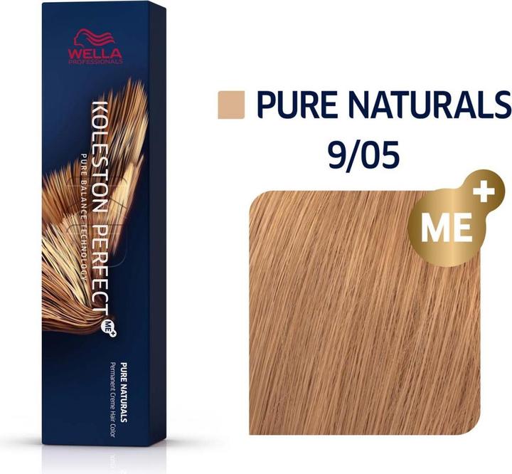 Produktbild Wella Koleston - Pure Naturals 9/05 Lichtblond Natur-Mahagoni (9, 05 Lichtblond Natur-Mahagoni)