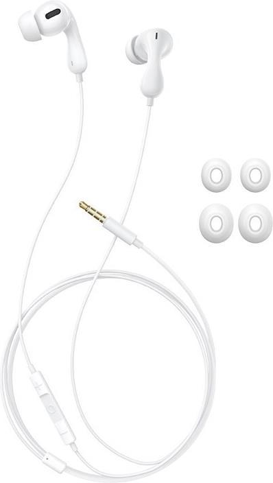 Actual product image Baseus Encok HZ20 Kopfhörer Kabelgebunden im Ohr Anrufe/Musik Weiss (Cable)