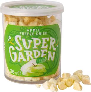 Actual product image Super Garden Freeze-dried apple cubes 26g. (26 g)
