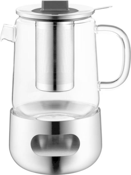WMF Teeset Teekanne mit Stövchen und Siebeinsatz 3tlg Glaskanne 1,3l SensiTea (1.30 l)