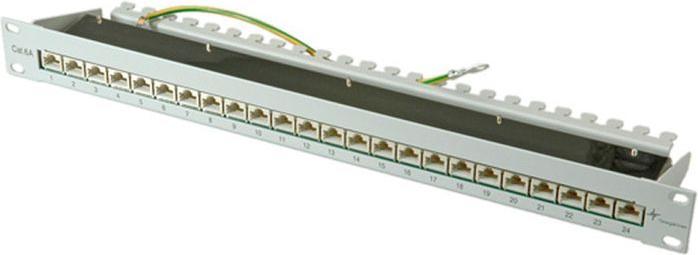 Immagine prodotto Telegärtner MPP24-HS K Patch Panel Shield Cat6A Grey