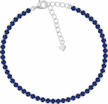 Brilio Silver - Silver chain bracelet Lambada CN009W - Length: 18 cm (18 cm)