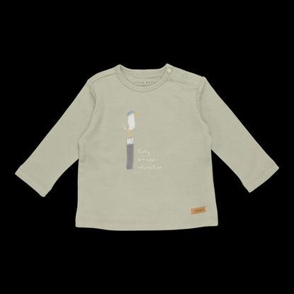 Little Dutch T-Shirt langärmlig Seagull Olive - 62 (62)