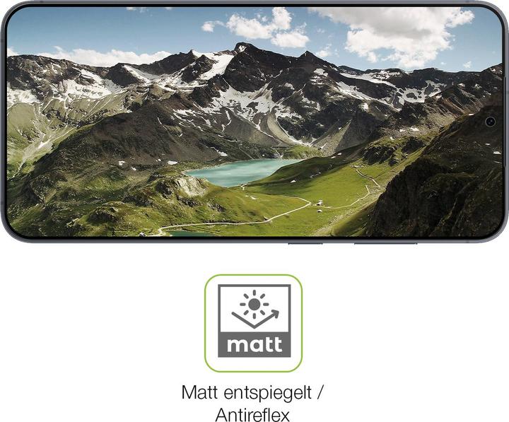Actual product image Dipos Full Cover Screen Protector Matte (1 Piece, Samsung Galaxy S25)