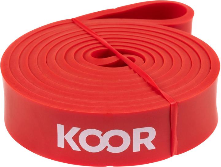 Produktbild Koor Fitnessband extra stark, rot (2.08 m, Extra Stark)