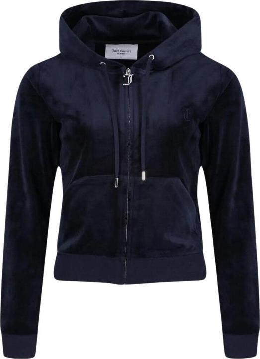 Juicy Couture ZIP THROUGH HOODIE WITH ZIP PULL & JC - 102755 (S)
