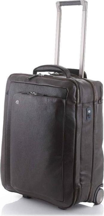 Immagine prodotto Piquadro BagMotic, Leather, Cabin Leather Trolley, Dark Brown, BV2960B3BM/ (Bagaglio a mano (fino a 50 litri))