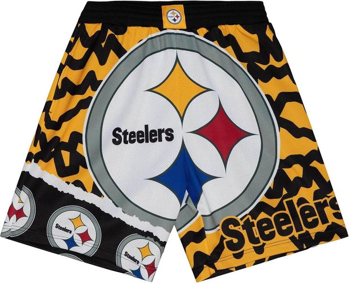 Mitchell & Ness M&N Pittsburgh Steelers JUMBOTRON Basketball Shorts - M (M)