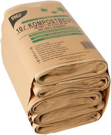 Produktbild Papstar Kompostbeutel (50 x, 10 l)