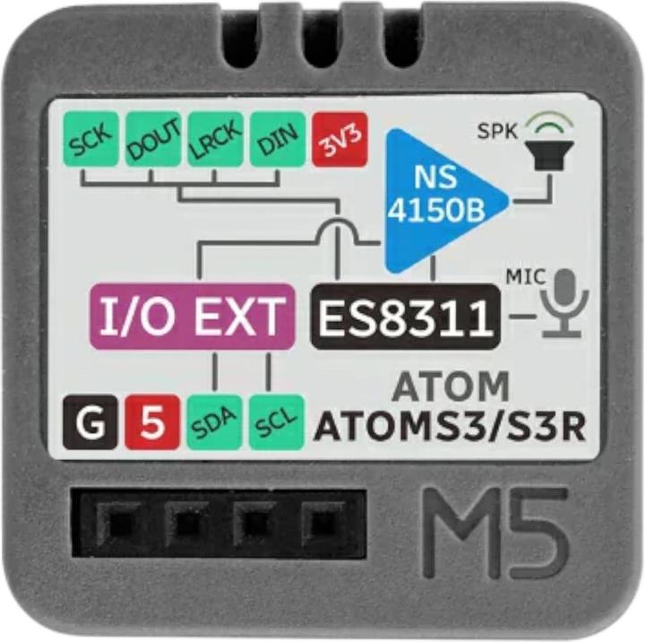Actual product image M5Stack Atomic Echo Base mit Mikrofon und Lautsprecher